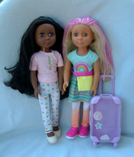 Two Battat Glitter Girls 14" ethnic fashion dolls - Brie + ?