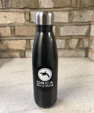Orca Diving Stainless Steel Metal Water Bottle in Black Multipurpose Use