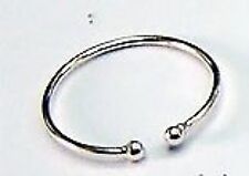  10 STERLING SILVER HORSE SHOE NOSE RINGS 8MM 