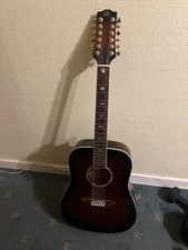 SX 12-String Acoustic Guitar (Dark Sunburst) with Soft Case