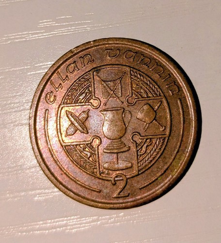 Isle man pence - 2p, 1990