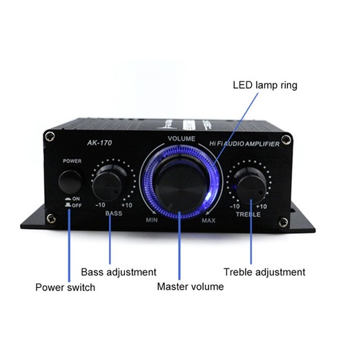 Ak170 power amplifier music - ak170,