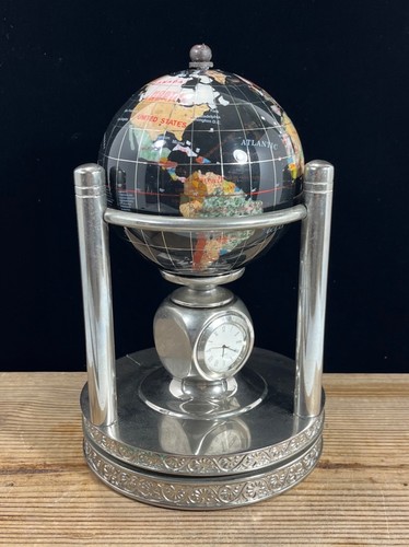 Gemstone globe world map - gemstone,