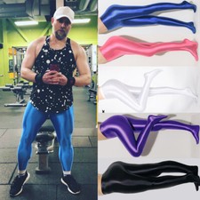 LEOHEX Women's Sexy Leggings Glitter Stockings Satin Glossy Opaque Shiny Jegging