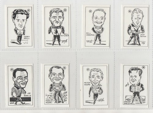 Speedway riders trade card - -,