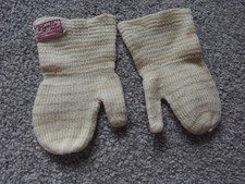 vintage antique child's baby mittens gloves by Viyella