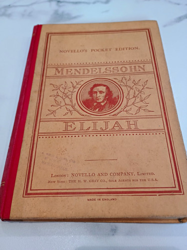 Mendelssohn elijah 1903 - mendelssohn,