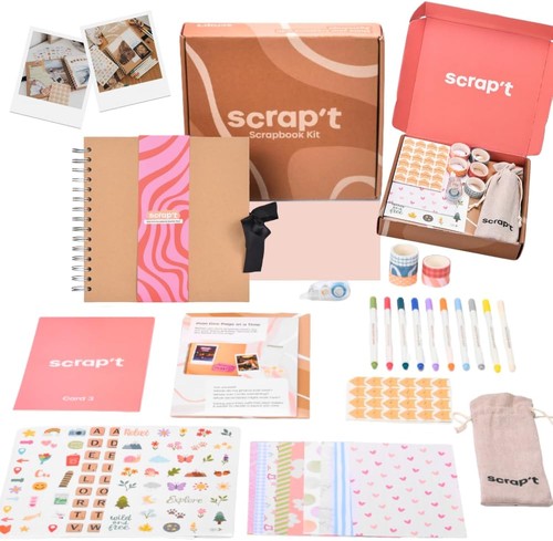 Page scrapbook kit 8x8 inch - scrapbook,