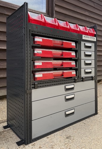 Van racking shelving drawers - van,