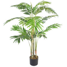 Large Artificial Palm Tree 120cm 4ft Areca Realistic Faux House Plants