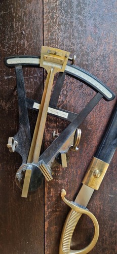 Antique maritime sextant - maritime,