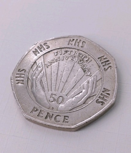 1998 nhs 50p - -,