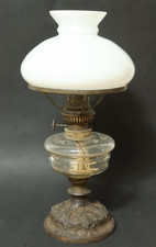 Old Glass Oil Lamp Table Lamp