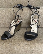 Hogl Wedge Sandals  Pewter  Size 4.5 RRP £370