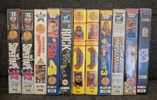 WWF / WWE 11 x VHS Video Bundle Job Lot Wrestling Hulk Hogan