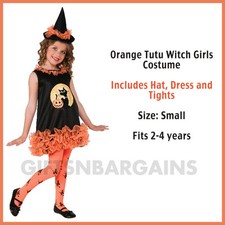 Orange Tutu Witch Costume
