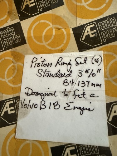Volvo b18 piston - piston, ring