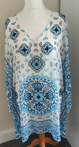 Marks and spencer blue white - marks,
