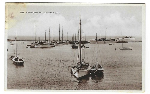 Old postcard 1950 yarmouth - -,