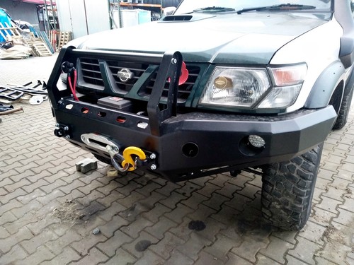 Front winch bumper - bumper, nissan