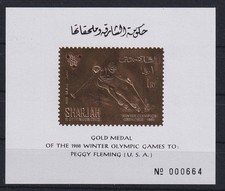 Sharjah Block 36 A MNH Olympic