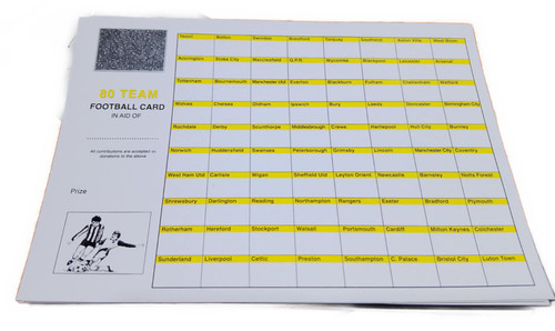 Team football scratch cards - scratch,