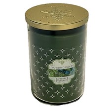 Yankee Candle Bayberry & Evergreen Large 22 oz Candle 2 Wick 78-110 Hrs READ