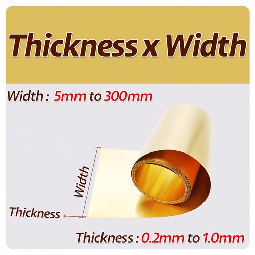 Thin brass sheet - brass, roll