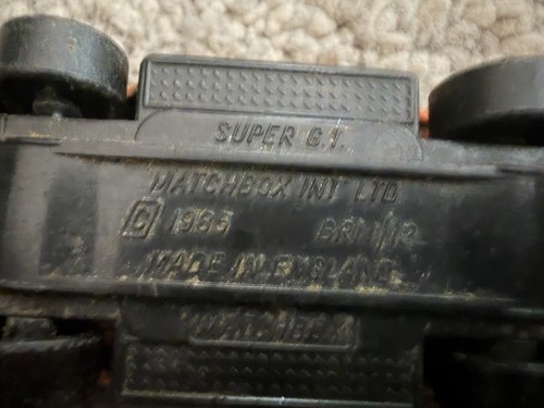 Matchbox super 1986 - super, gt