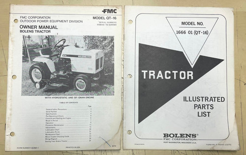 Vintage 1970s fmc bolens - vintage, qt-16
