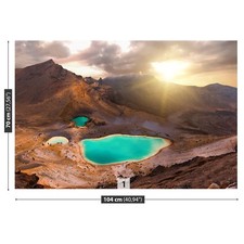 Photo wallpaper Wall mural Removable Self-adhesive Lake New Zealand