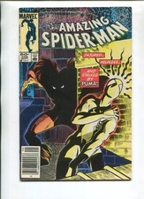 AMAZING SPIDER-MAN 256 VG- NEWSSTAND V1 MARVEL 1984!  1ST PUMA! BLACK CAT X-OVER