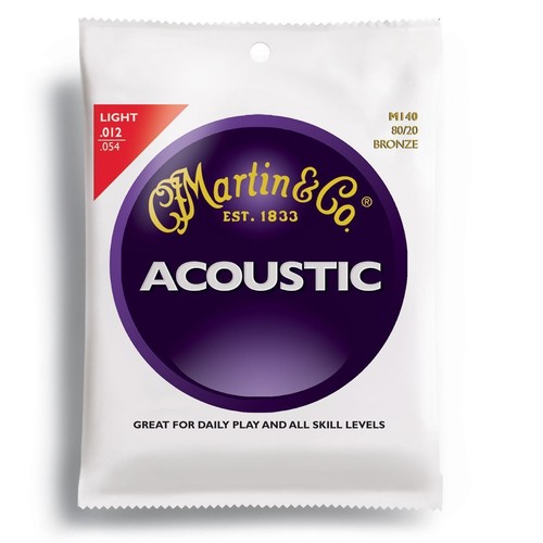 Martin bronze acoustic - martin, 80/20