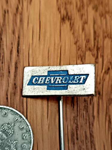 Vintage enamel chevrolet car - vintage,