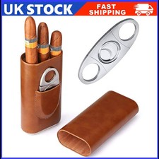 Portable Leather Travel Cigar