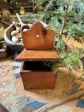 Primitive antique wooden - wooden, salt