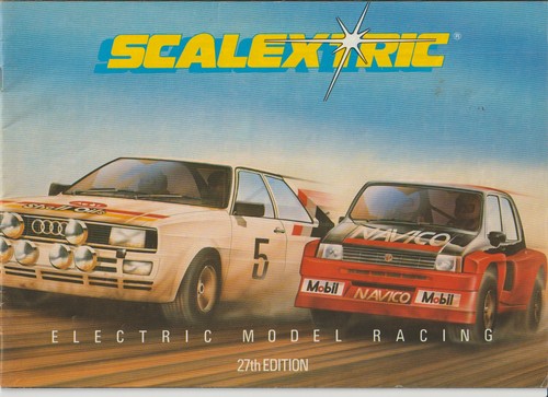 Scalextric 1986 catalogue 27th - catalogue,