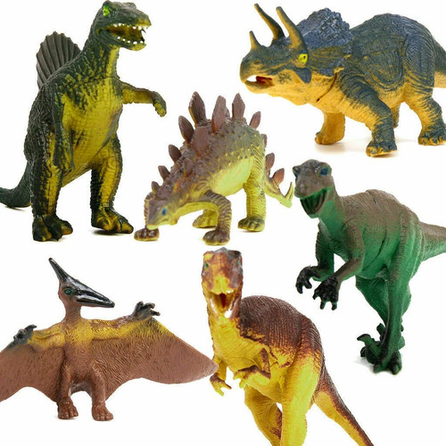 Dinosaur set plastic - 6,