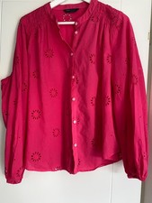 M&S Women's Pink Puff Sleeve