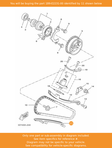 Yamaha guide stopper 1 - guide,,