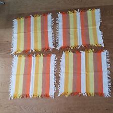 Vintage Retro 4 cotton serviettes 