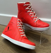 Adidas SLVR Hidden Wedge High-Top trainersSneakers neon red orange y2k size 6.5