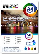 Photo Paper A4 High Glossy 130Gsm Inkjet Printer Paper 50 Sheets double sided 