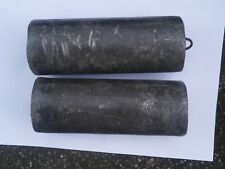 GOOD PAIR OF LEAD  LONGCASE