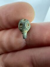 Early Medieval/Anglo Saxon Dress Pin Head. Recorded Find. (z44)
