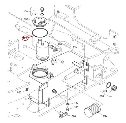 0481111300 hydraulic oil tank - hydraulic,