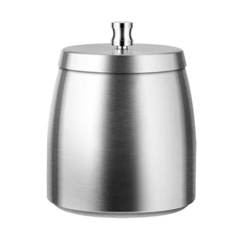 Outdoor ashtray with lid - 2x,