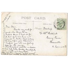 BOSCASTLE Cornwall Postcard sent to Beery Farm Postmark Weymouth 1908