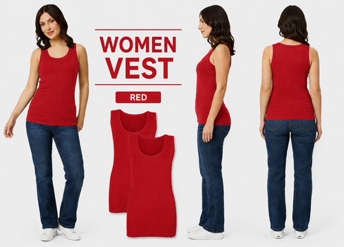 Ladies women cotton vest top - women,