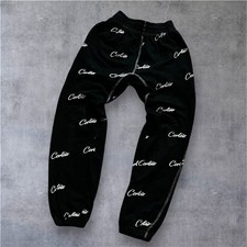 Corteiz black joggers Size M